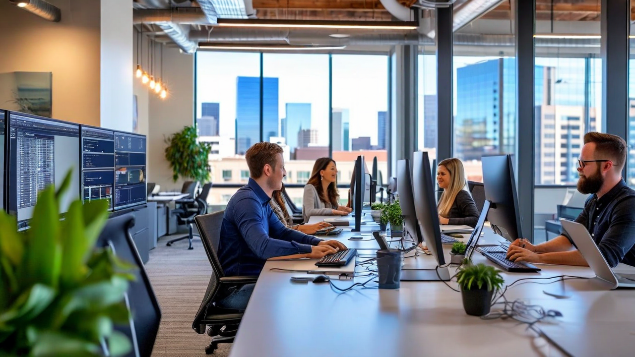 SyncTeam team working at Denver office